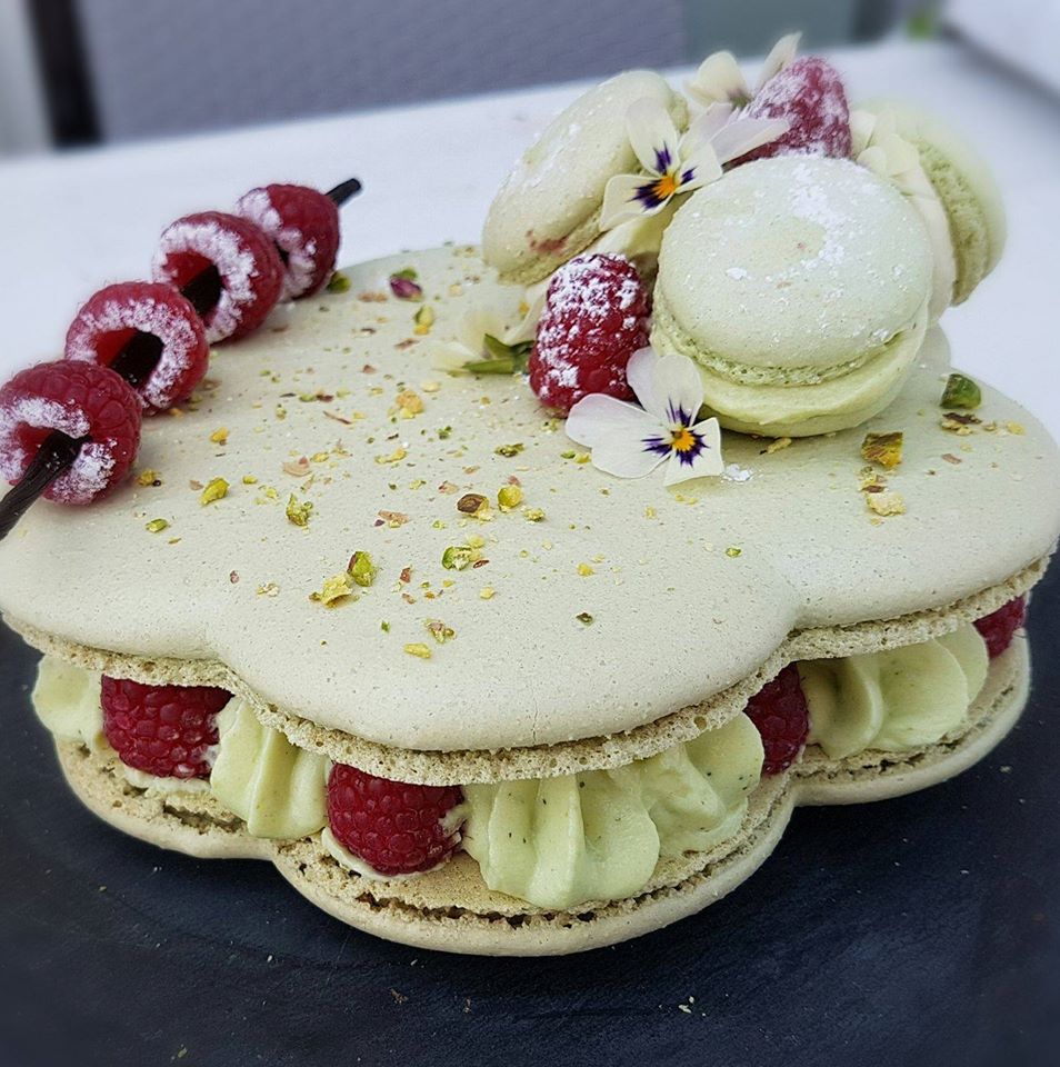 macaron fleur